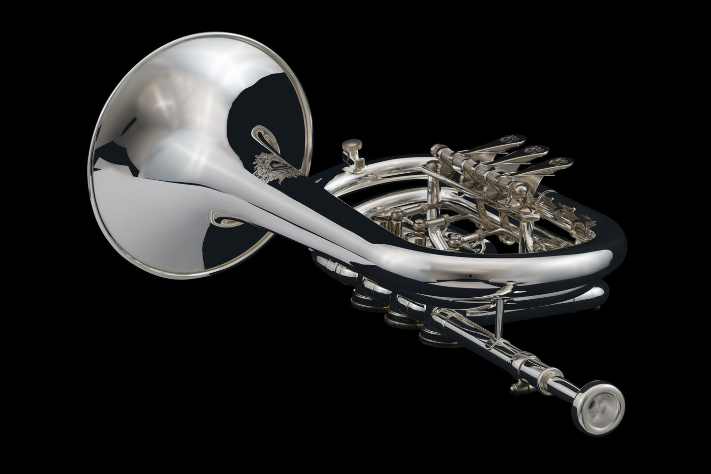 Rotary Cornet | Silver Finish | Wessex Tubas