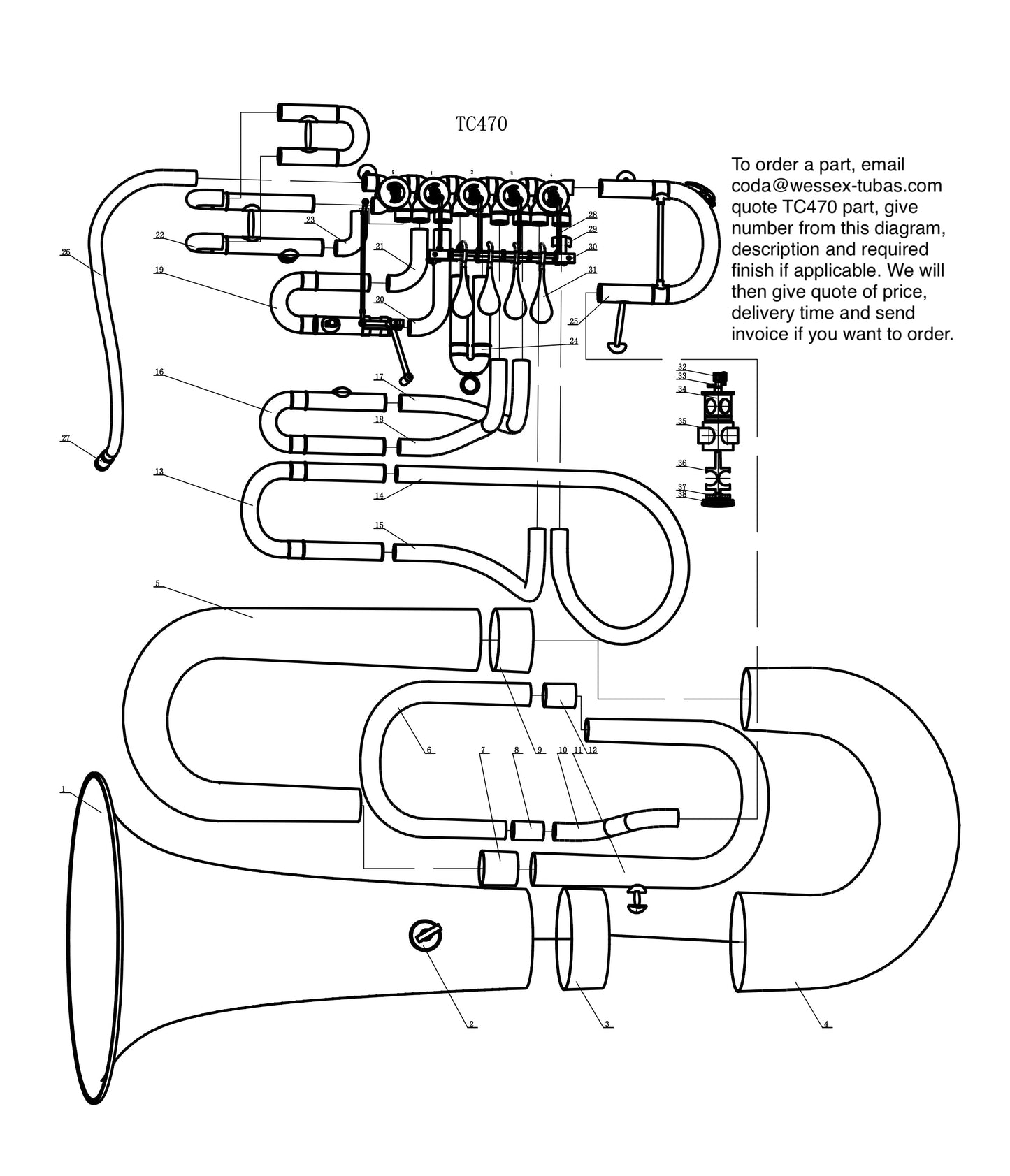 CC 4/4 Rotationstuba „Mahler“ – TC470