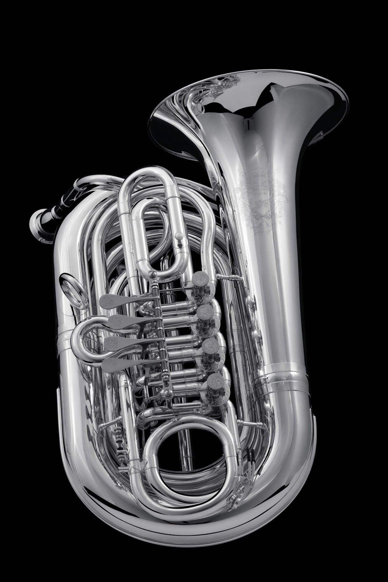 Tuba de viaje en si bemol (tuba Tornister) 'Mighty Midget' – TB160