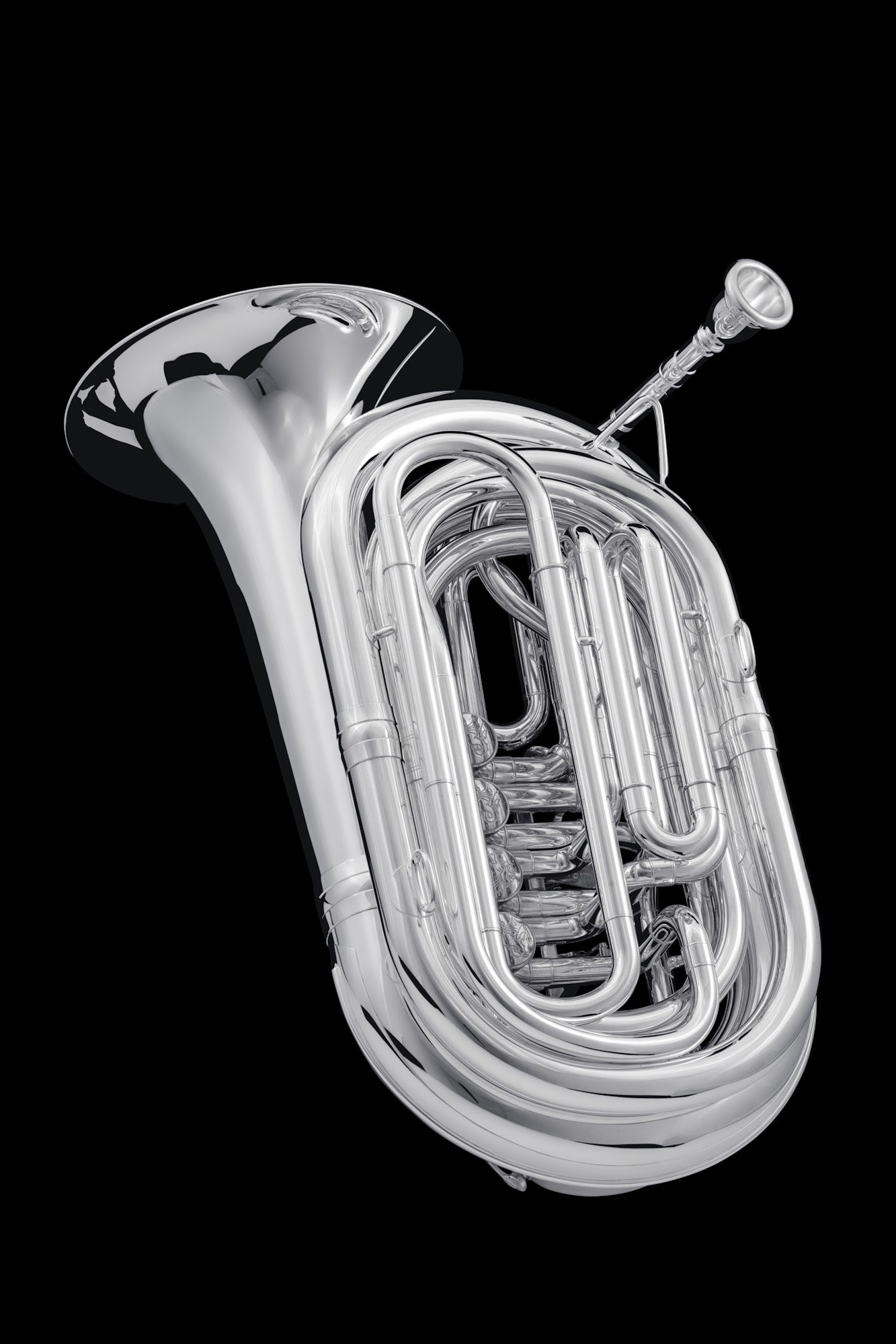 Tuba de viaje en si bemol (tuba Tornister) 'Mighty Midget' – TB160