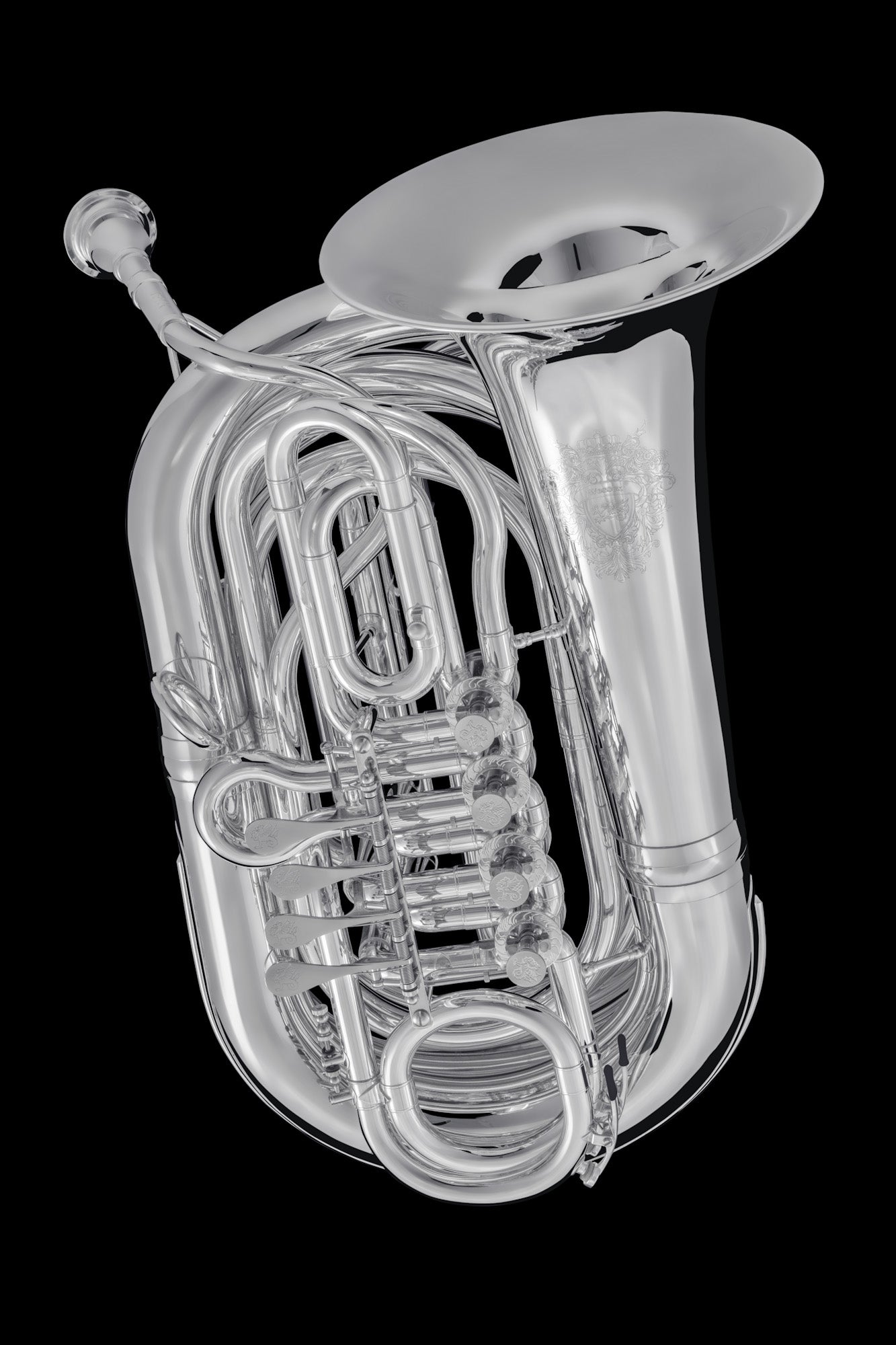 Tuba de viaje en si bemol (tuba Tornister) 'Mighty Midget' – TB160