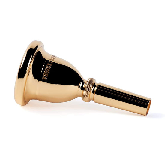 Tuba Mouthpiece' CHIEF',  machined brass - Silver Plate Finish