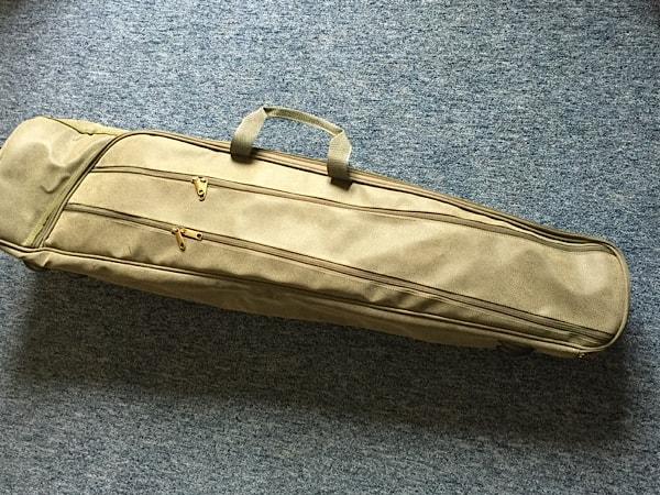 Wessex Tubas ophicleide gig bag showing zips and handle