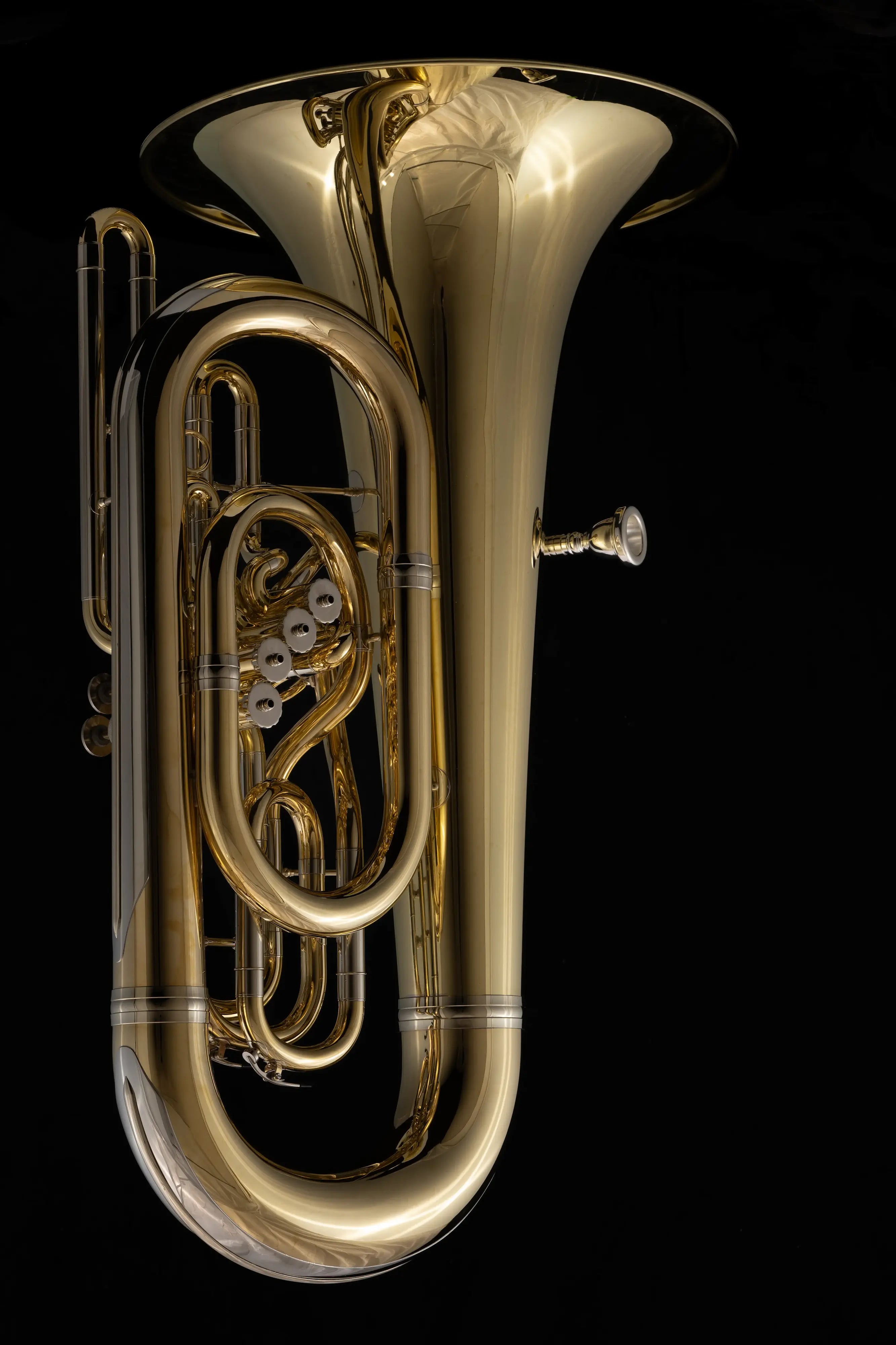 Eb Compensated Tuba Back Angle