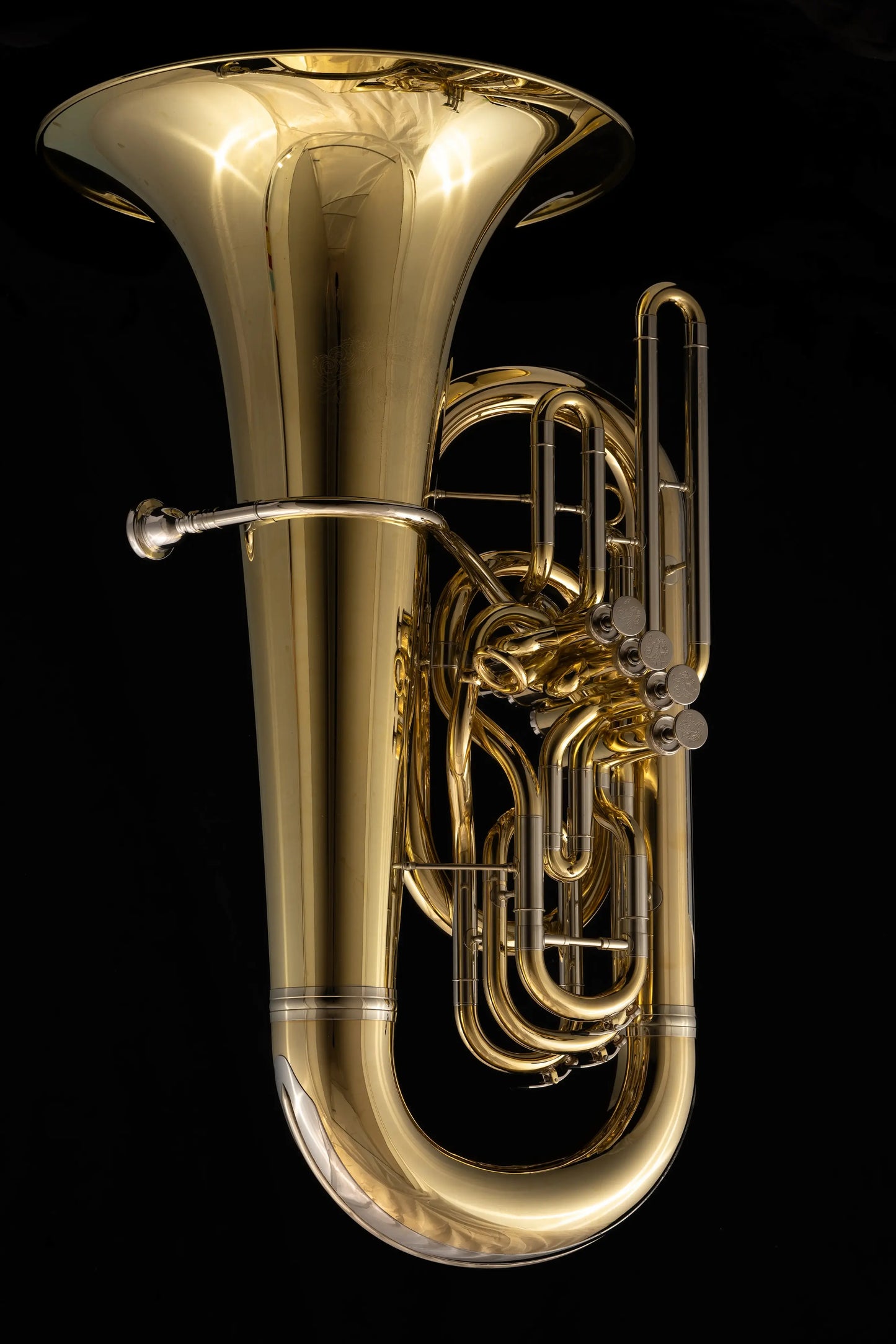 Eb Compensated Tuba Front Angle