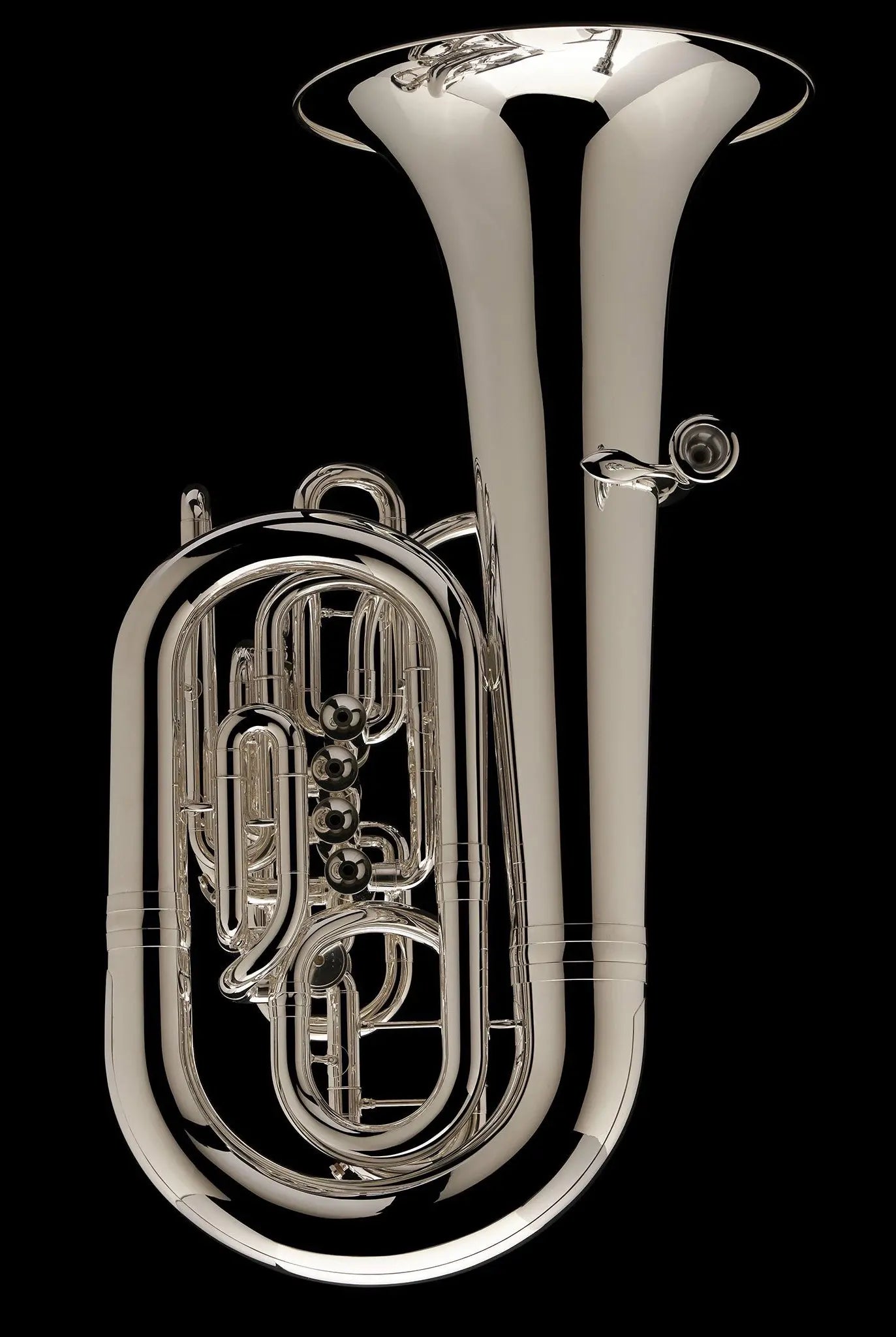 Silver Front-piston F Tuba for sale - rear - TF555 HP