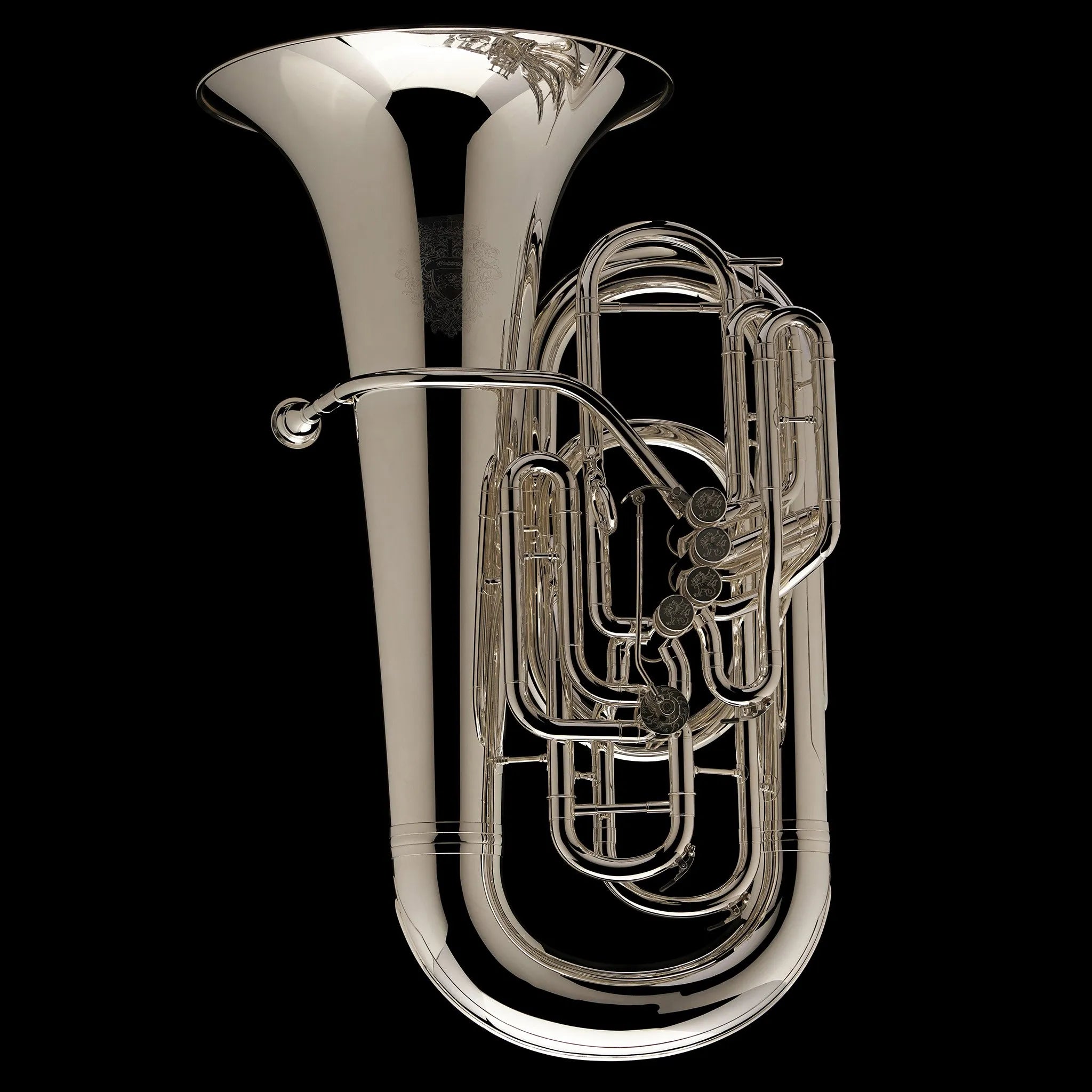 Eb Front Piston Tuba ‘Gnagey’ – TE465 P Silver Front